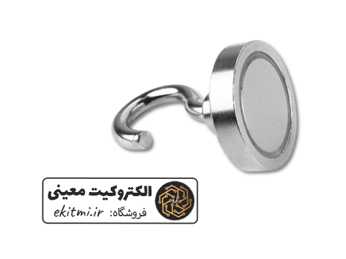 آهنربا قلاب دار نئودیمیوم 32x48 میلی متری | الکتروکیت معینی