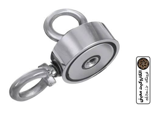 آهنربا قلاب دار دو طرفه نئودیمیوم (Fishing Magnet) | الکتروکیت معینی