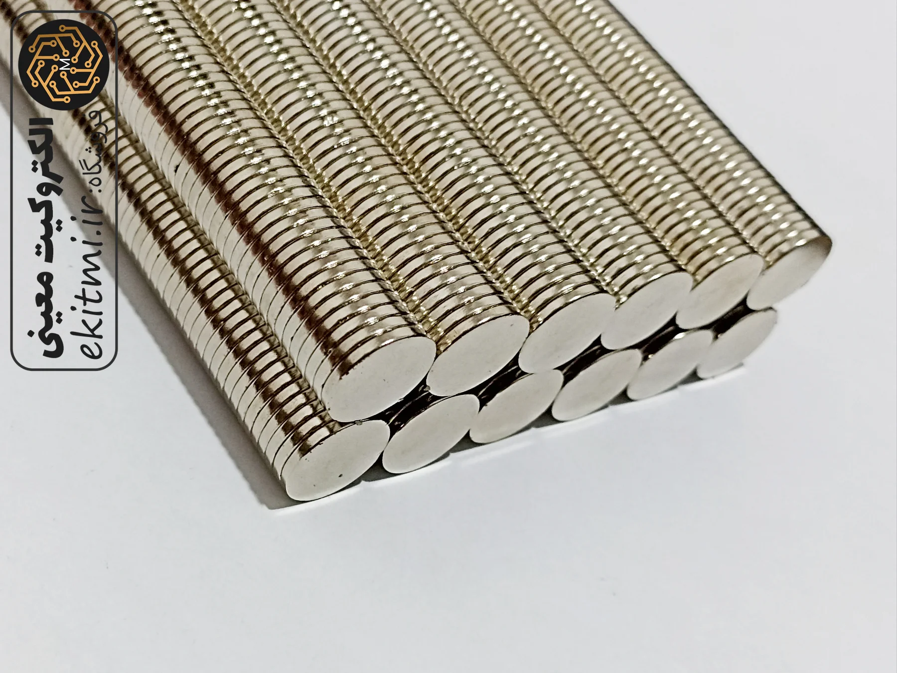 آهنربای نئودیمیوم 15x1.8 میلی متر | الکتروکیت معینی